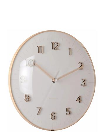 KARLSSON Wall Clock Esencia Dome Warm Grey - Grey - Ø 30 CM – kuva 1/4