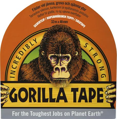 Gorilla Tape Black 32m x 48 mm musta teippi