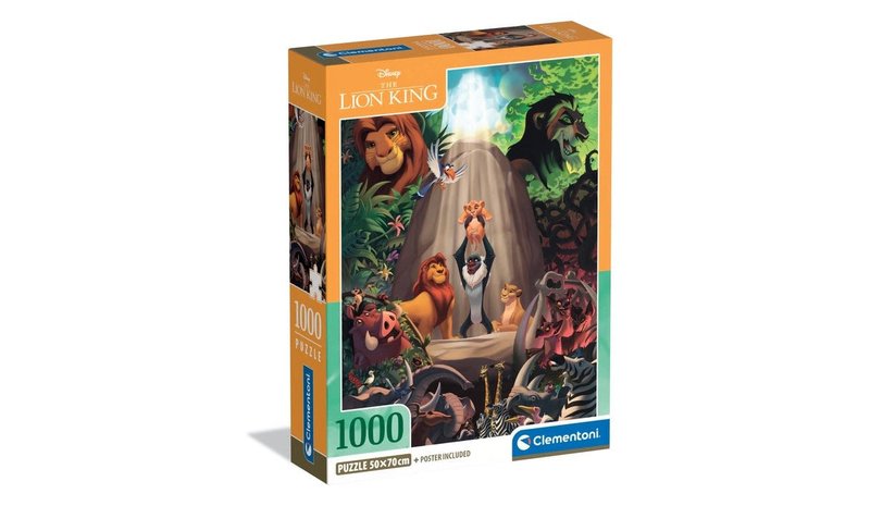 Clementoni Disney The Lion King Compact 1000p palapeli – kuva 1/2
