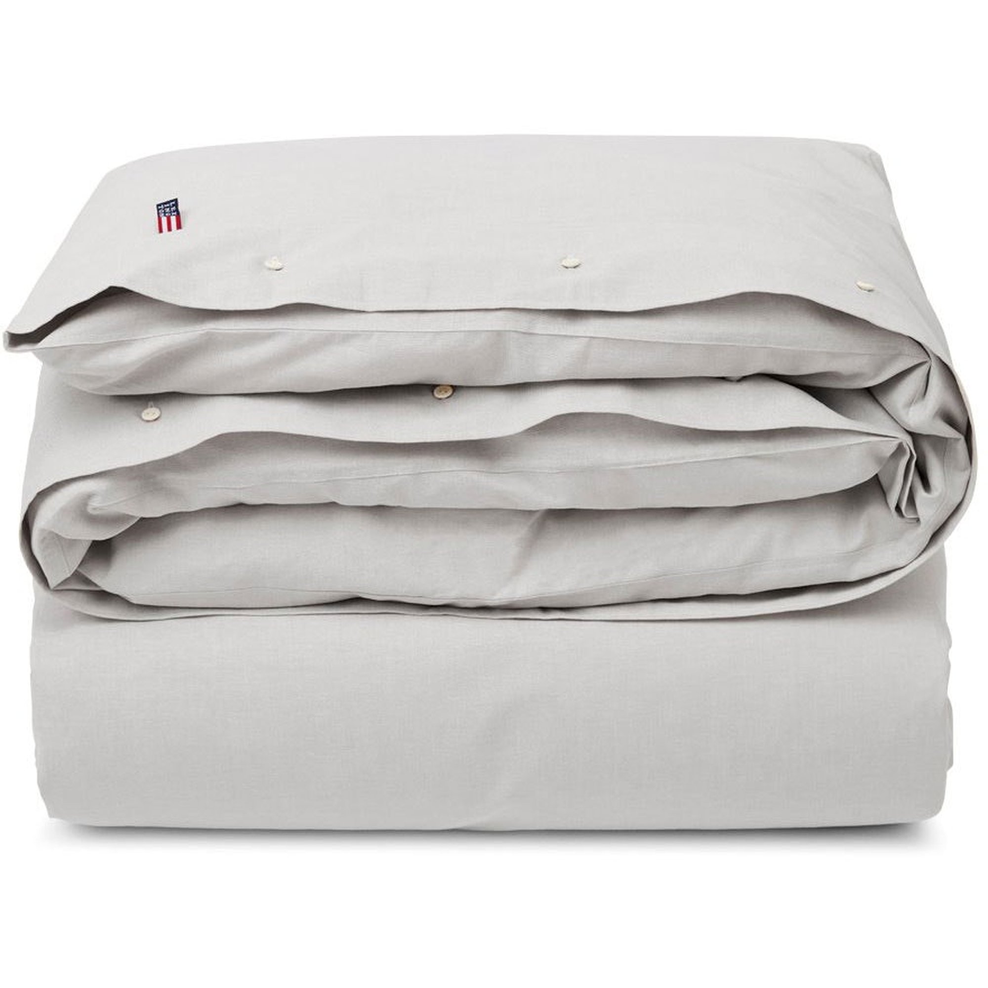 Lexington Pin Point Gray Cotton Pussilakana 220x220 Cm - Pussilakanat Puuvilla Harmaa - 10000037-7000-D215