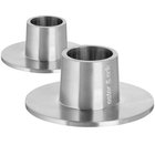ester & erik Kynttilänjalka Matte ä˜6 Cm 2 Kpl:n Pakkaus Matte Silver - Kynttilänjalat Ruostumaton Teräs Matt Silver - 777-96