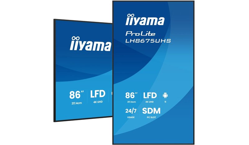 Iiyama ProLite LH8675UHS-B2AG (85,6"), näyttö