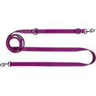 Säädettävä koiran talutushihna Chaba, 1,3-2,6 m, 1,6 cm leveä, fuksia