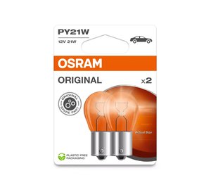 Osram 21 W BAU15S keltainen merkkilamppu