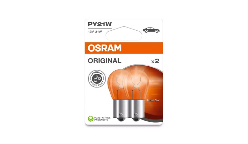 Osram 21 W BAU15S keltainen merkkilamppu