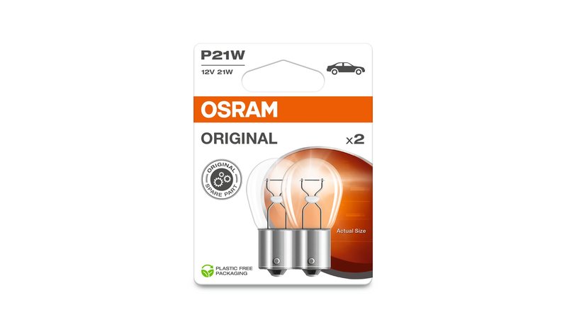 Osram 12W P21W merkinantolamppu