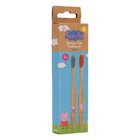 Lasten hammasharja Peppa Pig Bamboo Toothbrush Kids Flat, 2 kpl.