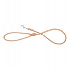Barry King nahkainen talutushihna 8mm / 100cm, vaalea beige