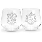 Lasi: Harry Potter - Gryffindor & Slytherin, 2 Glass Set KOTIIN