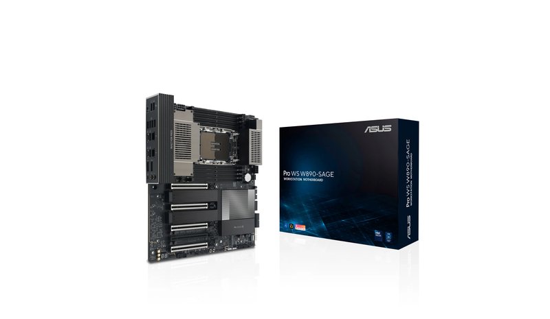 ASUS Pro WS W890-SAGE Emolevy - Intel W890 - LGA4710-2 Socket socket - DDR5 RAM - SSI (Server)