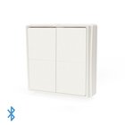 Shelly BLU Wall Switch 4 ZB on paristokäyttöinen Bluetooth- ja Zigbee-seinäkatkaisija, valkoinen