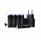 Shelly LOQED Power Kit -älylukkoosi 8 ladattavalla AA-paristoa