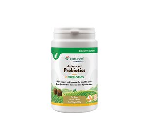 70kpl Advanced Probiotics + NaturVet koirien täydennysravinto