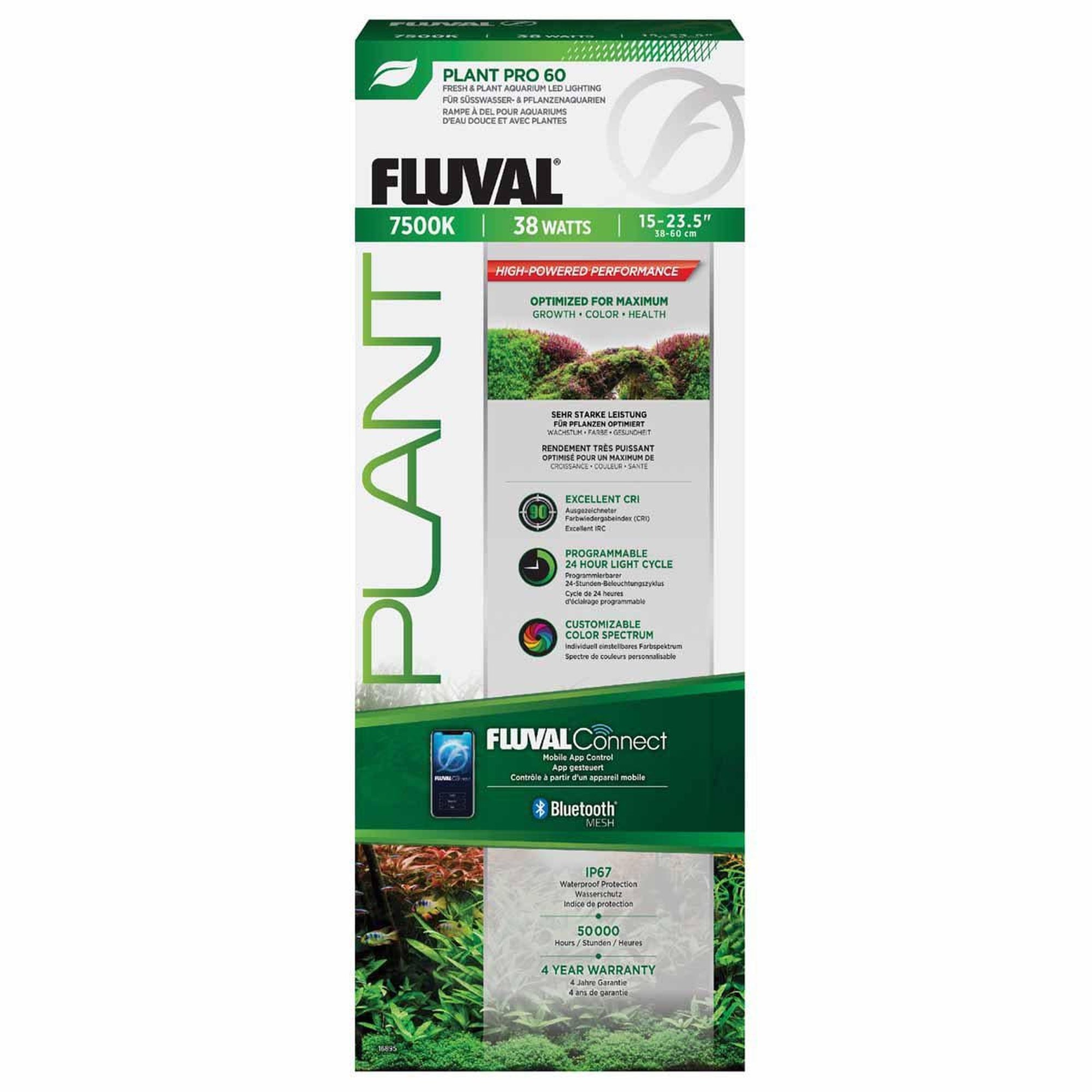 Fluval - Plant Pro LED 4.0 - 38W 38.4-60CM