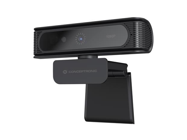 Conceptronic AMDIS09B 1080p Windows Hello Face Recognition Webcam, web-kamera
