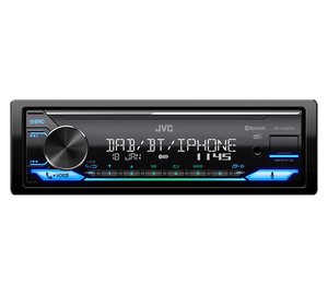 JVC KD-X482DBT 1-DIN Car Stereo Bluetooth DAB+