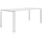 Kartell Four Pöytä Ulkona Käytettävä 79x190 Cm - Puutarhapöydät Valkoinen - 0552382