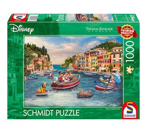 Disney, Mickey & Minnie in Italy Palapeli 1000 Palaa Schmidt