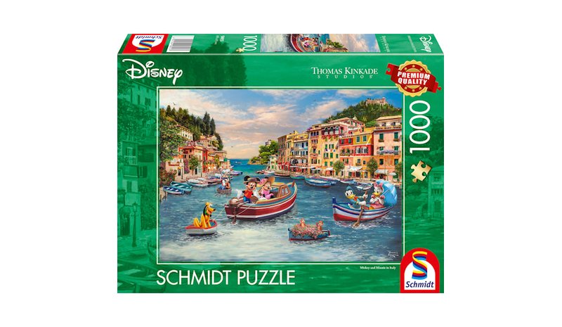 Disney, Mickey & Minnie in Italy Palapeli 1000 Palaa Schmidt