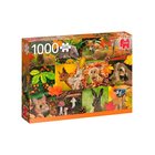 Jumbo Puzzle - Autumn Animals (1000 pcs)