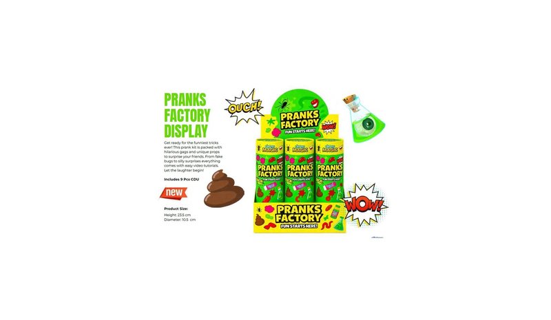 Cliptoys Magic Pranks Factory CDU w/9 pc – kuva 1/2