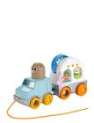 Fisher-Price Friendship Forest Pull-Along Camper Vehicle Baby & Toddler Activity Toy - Blue - ONE SIZE