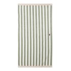 Lexington Home Block Striped Towel Vintage Green/White/Moonbeam - Khaki green - 70X130