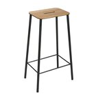 Frama Adam Stool 76 Jakkara Tammi/matta - Jakkarat Teräs Musta - 6072