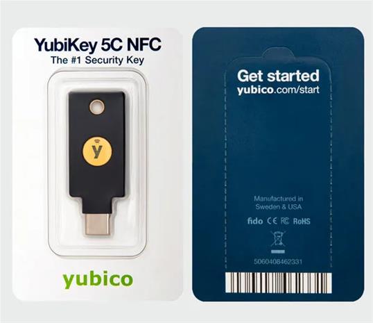 Suojausavain Yubico YubiKey 5C Nfc Usb-C