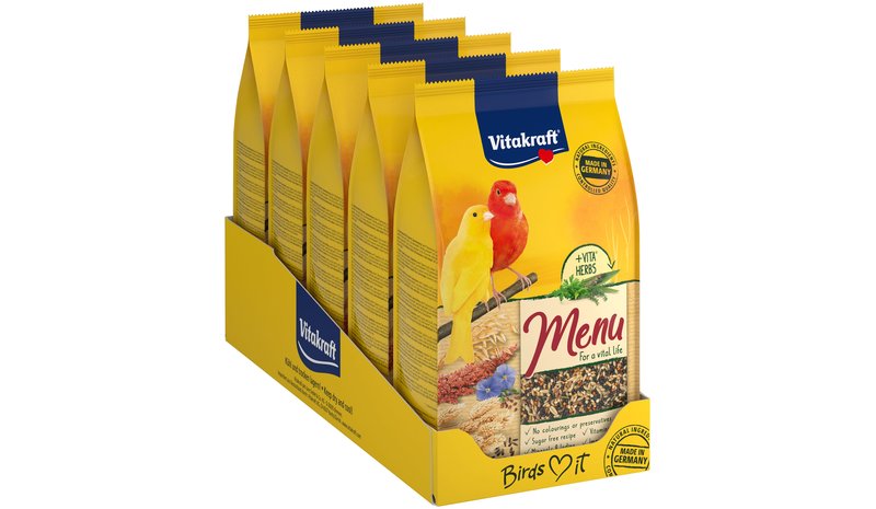 Vitakraft - 5 x Menu Perle® for canary´s 1 kg