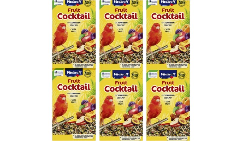 Vitakraft - 6 x Fruit Cocktail for canary´s – kuva 1/1