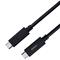 Deltaco USB4 gen3/USB-C - USB-C/5A EPR, 0.8 m – kuva 2