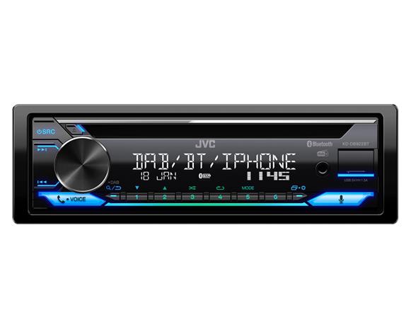JVC KD-DB922BT 1-DIN Car Stereo Bluetooth DAB+