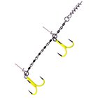 K.P Heavy Stinger rig UV Yellow koukku