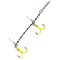 K.P Heavy Stinger rig UV Yellow koukku – kuva 1