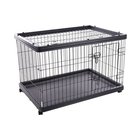 Flamingo - Cage on Wheels - Black - 97,5 x 66.5 x 69cm