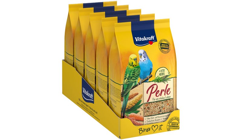 â€‹Vitakraft - 5 x Menu Sittich PerleÂ® for budgies 1kg