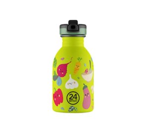 24Bottles - Urban Bottle - Veggie Friends - Lime - 250 ml