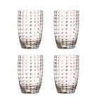 Bloomingville â€“ Brinley juomalasi â€“ 4 kappaleen setti â€“ ruskea