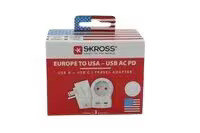 SKross Europe to US USB AC20PD