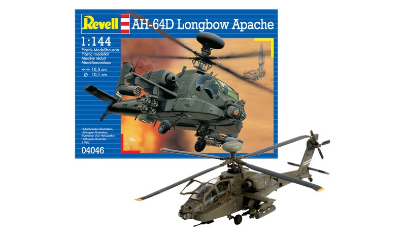 Revell AH-64D Longbow Apache 1/144 pienoismalli – kuva 1/1