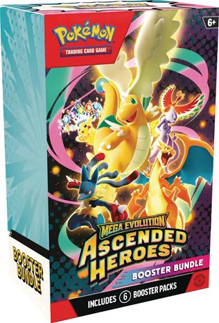 Pokemon TCG: ME02.5 Ascended Heroes Booster Bundle (6) KORTTI