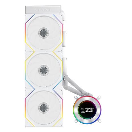 Lian Li Hydroshift II LCD-C 360TL Wireless White - CPU Vesijäähdytys - Max 28 dBA – kuva 6/8