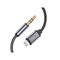Tech-Protect UltraBoost Lightning audio cable / mini jack 3.5mm 1m - black – kuva 1