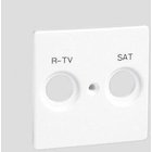 Simon 82 Rtv-sat antenniliittimen kansi, valkoinen