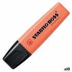 STABILO BOSS ORIGINAL Pastellikorostin - Setti x 10 korostusainetta - korallin pehmeys