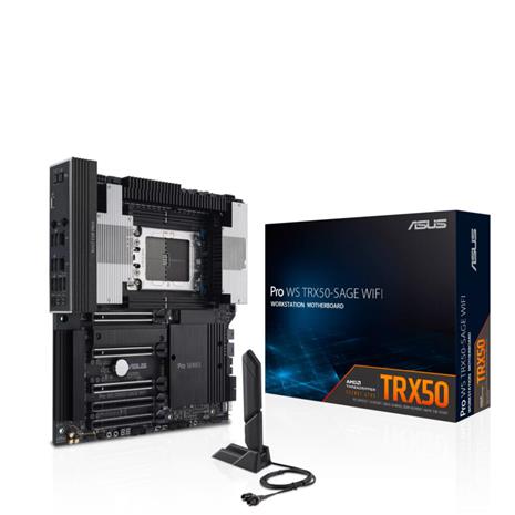 ASUS PRO WS TRX50-SAGE WIFI Emolevy - AMD TRX50 - AMD sTR5 socket - DDR5 RAM - Extended ATX – kuva 6/8