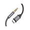 Tech-Protect UltraBoost Audio USB-C / Mini Jack Cable 3.5mm 1m - Black – kuva 1
