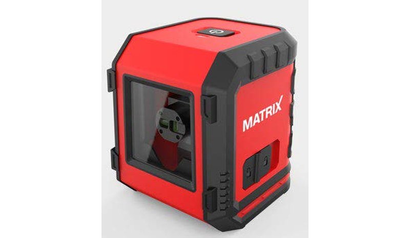 Matrix ristilinjalaser jalustalla