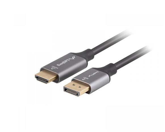 Lanberg Displayport to Hdmi 1.8m 4k sovitinkaapeli